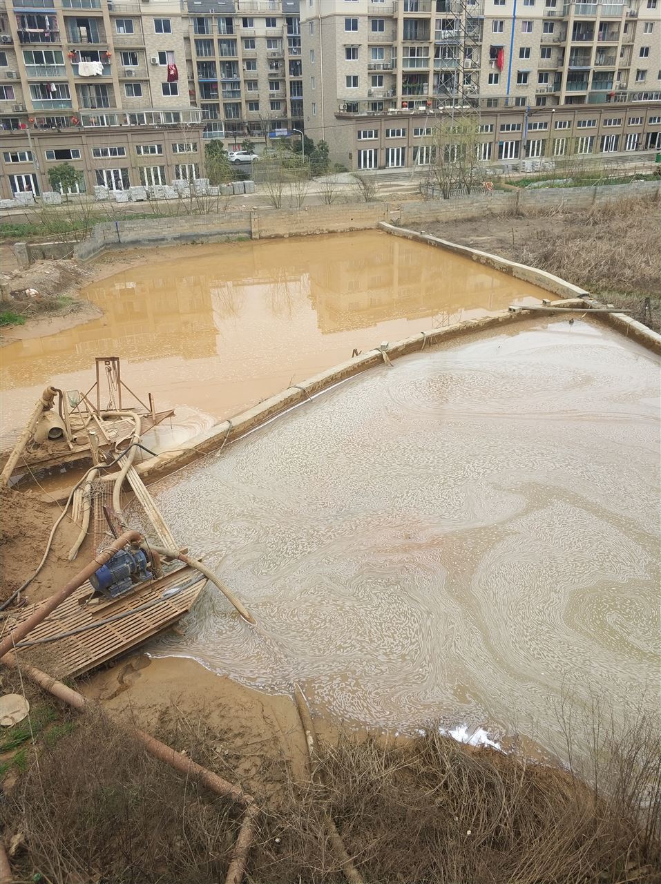 惠山沉淀池淤泥清理-厂区废水池淤泥清淤